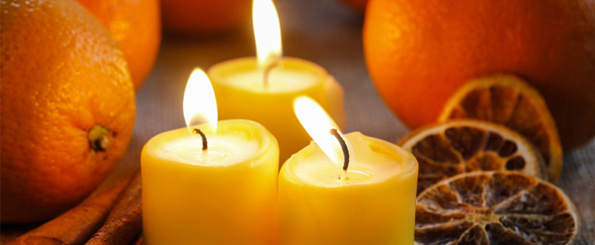 مزایای استفاده از شمع معطر پرتقال