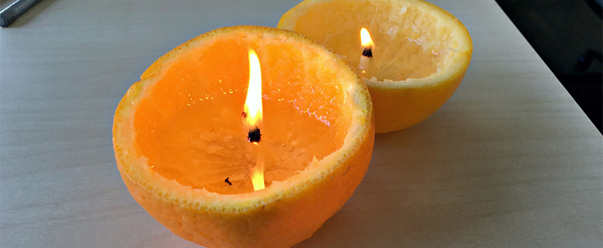 کاربردهای شمع معطر پرتغالی